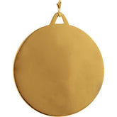 14K Yellow 33 mm St. Christopher Medal